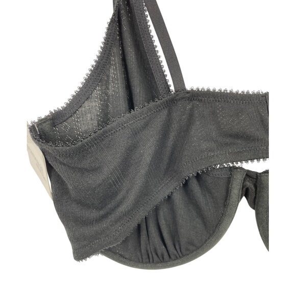 Tranquil & True Black Underwire Bra Adjustable Straps & Hook Closure Size 3X - Picture 3 of 12